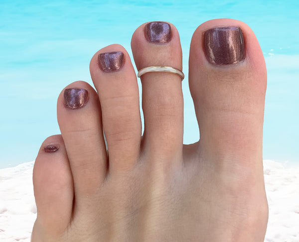 Handmade Silver Toe Rings, Gold Toe Rings