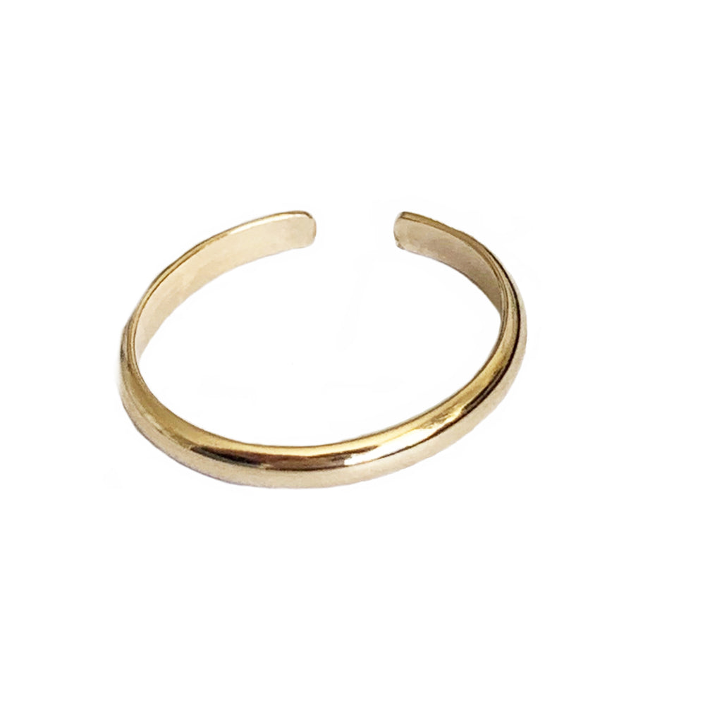 2mm Gold Fill Adj Toe Ring