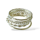 Five Toe Rings Variety Stack