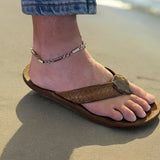 Antique Silver Bar Chain Anklet or Bracelet