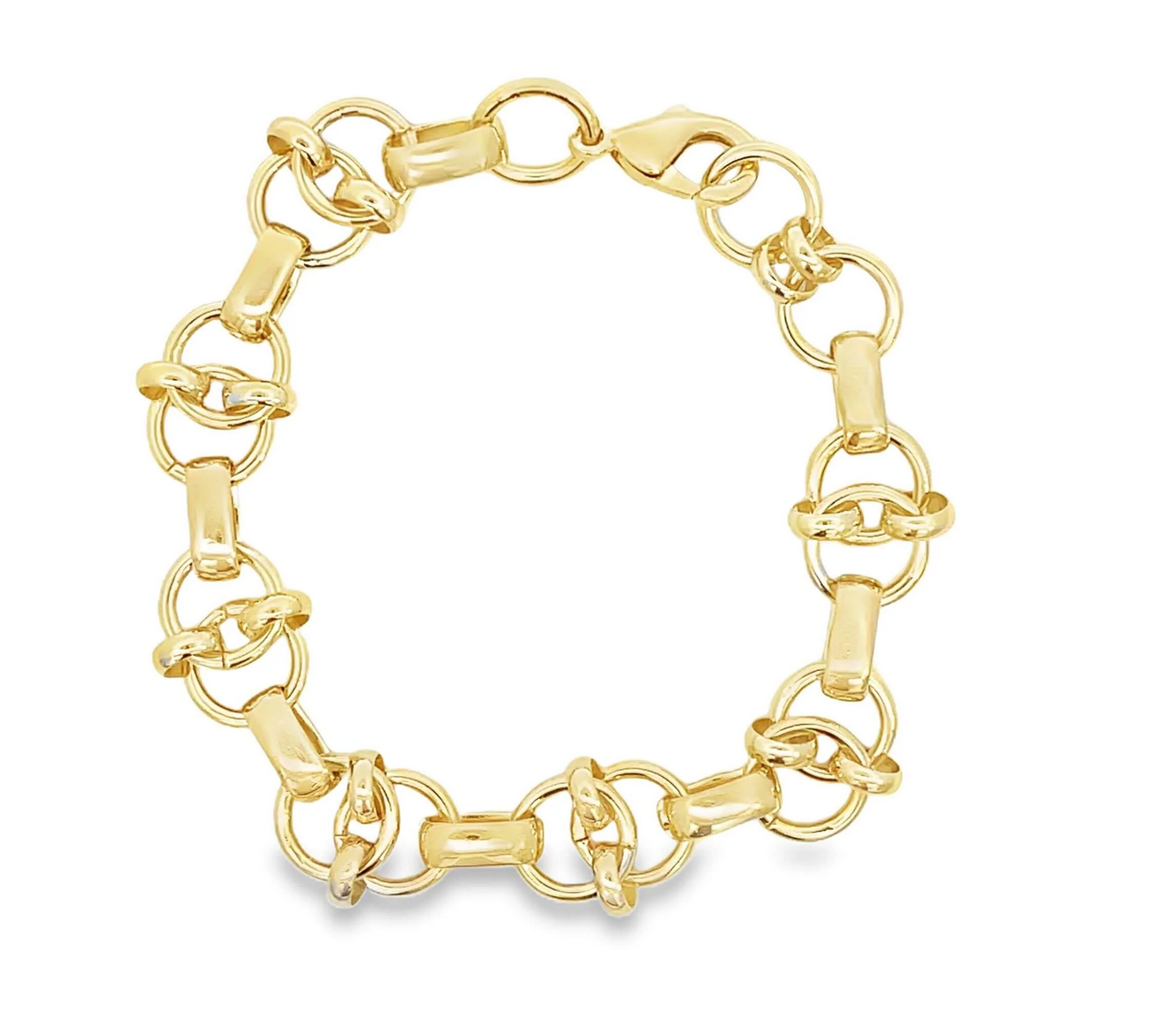 Swirly Cable Gold FIll Bracelet