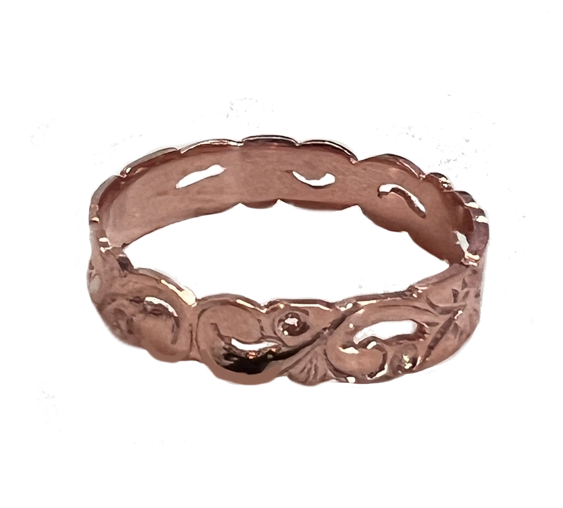 Bahama 14K Pink Gold Toe Ring