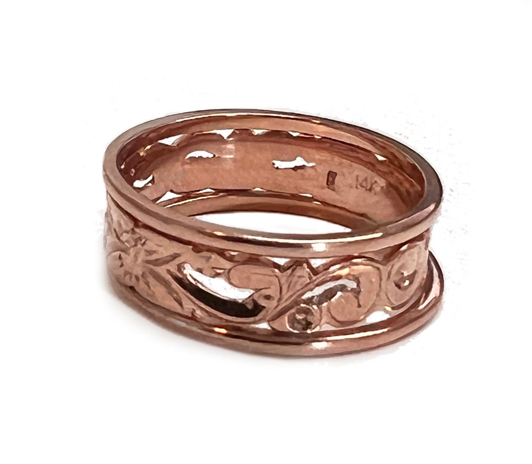 Bahama Stack 14K Rose Gold Toe Ring