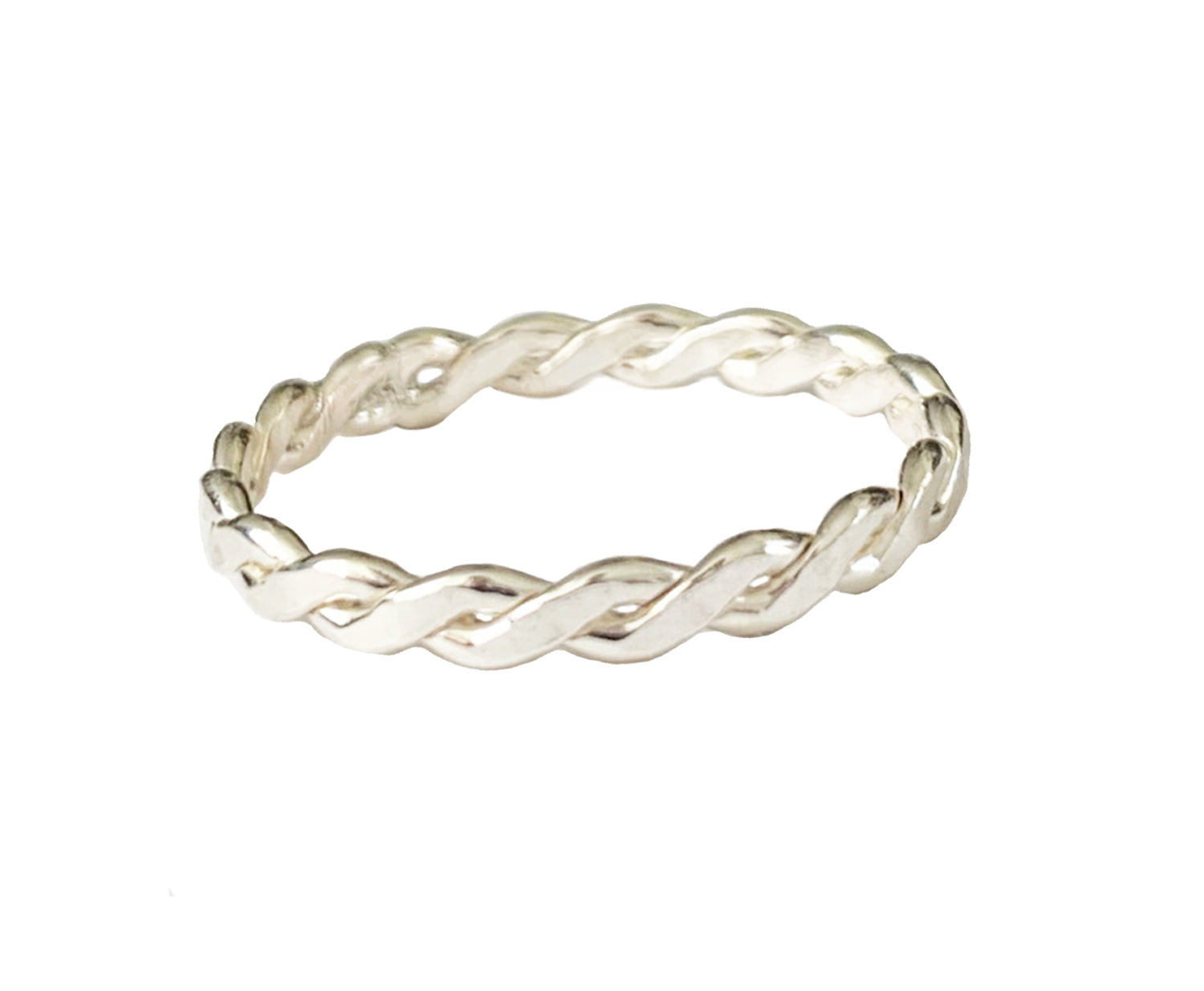 Braid Medium Sterling Toe Ring