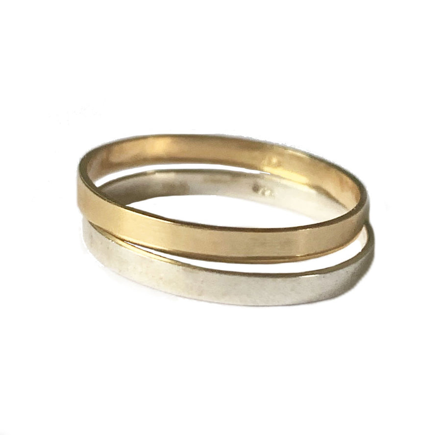 2mm Sterling or Gold Toe Ring