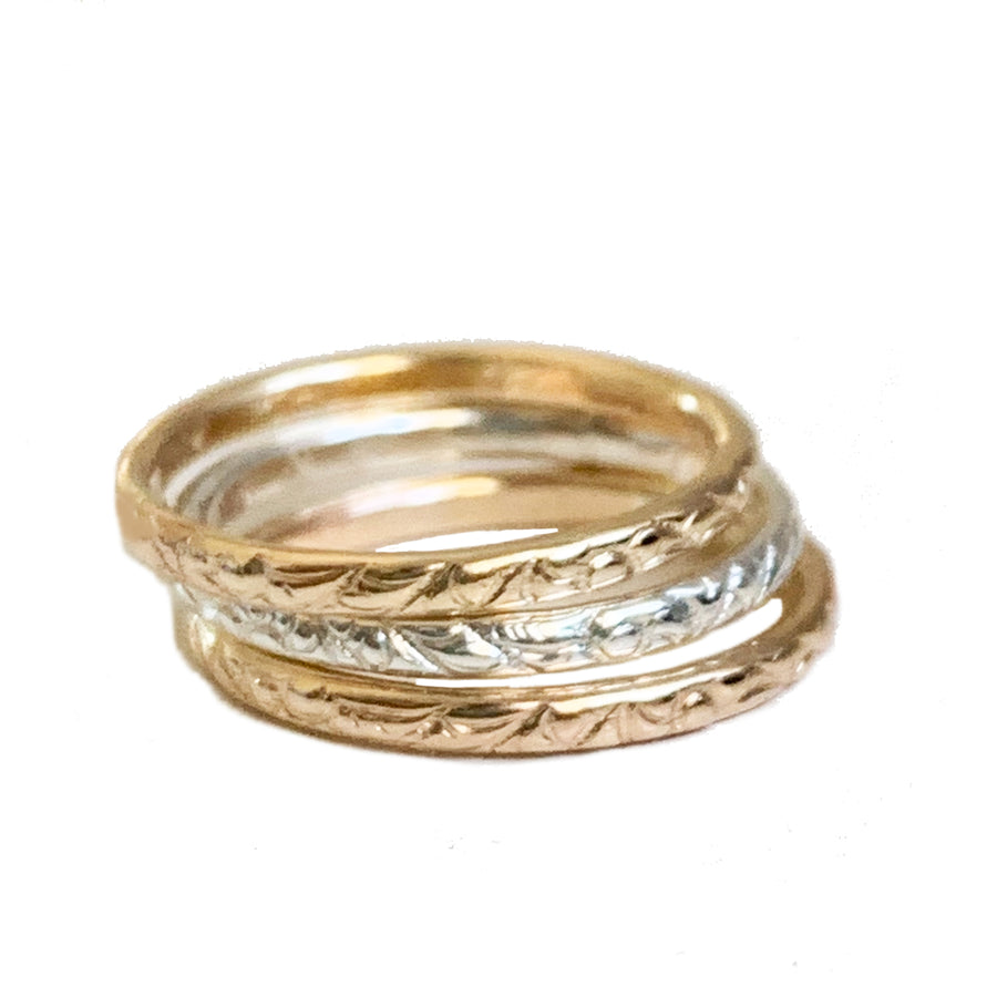 2mm Sterling or Gold Toe Ring